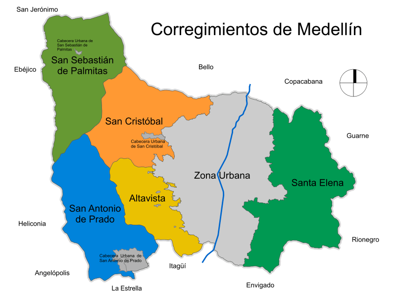 Corregimientos de Medellín - vive la ruralidad Corregimientos de Medellín – vive la ruralidad